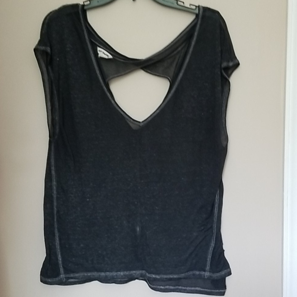 Map to Mars see through Black T shirt sz XL